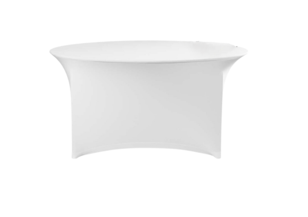 Tafelhoes wit rond 120